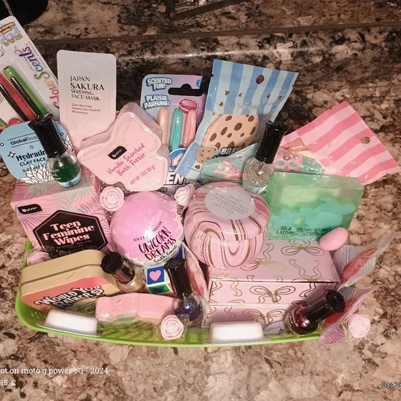 Teenage Girls Custom Christmas Birthday Basket Just Because Custom Basket - Picture 2 of 11